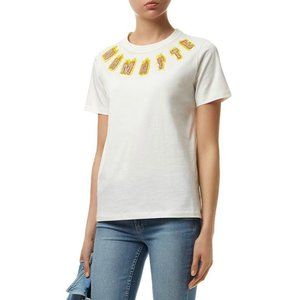 SANDRO Namaste-Embellished Jersey Top Tee